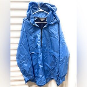 Vintage Nike Anorak Jacket Size XXL Mens Blue 90’s Lightweight Nylon Hood